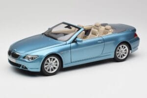 BMW 6 E64 Cabriolet Bleu Clair Kyosho 1:18 80430153440 Métal