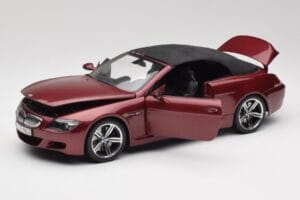 BMW M6 E64 Cabriolet Rouge Kyosho 1:18 80430417423 Métal — image 2 sur 8