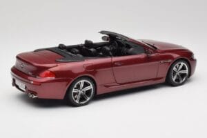 BMW M6 E64 Cabriolet Rouge Kyosho 1:18 80430417423 Métal — image 3 sur 8