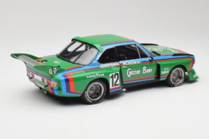 BMW 3.5 CSL E9 Gruppe 5 #12 H. Quester / G. Nilsson Zeltweg Winner 1976 Minichamps 1:18 180762012 Métal — image 3 sur 8