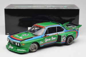 BMW 3.5 CSL E9 Gruppe 5 #12 H. Quester / G. Nilsson Zeltweg Winner 1976 Minichamps 1:18 180762012 Métal — image 8 sur 8