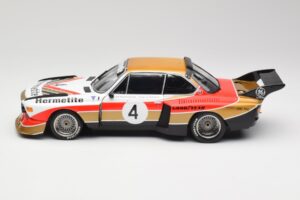 BMW 3.5 CSL E9 Gruppe 5 #4 J. Fitzpatrick / T. Walkinshaw Silverstone Winner 1976 Minichamps 1:18 180762004 Métal — image 4 sur 8