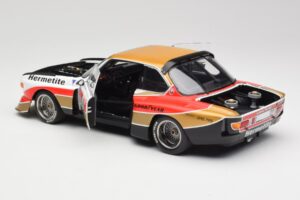 BMW 3.5 CSL E9 Gruppe 5 #4 J. Fitzpatrick / T. Walkinshaw Silverstone Winner 1976 Minichamps 1:18 180762004 Métal — image 5 sur 8
