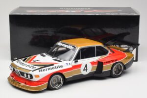 BMW 3.5 CSL E9 Gruppe 5 #4 J. Fitzpatrick / T. Walkinshaw Silverstone Winner 1976 Minichamps 1:18 180762004 Métal — image 8 sur 8