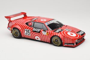 BMW M1 BASF GS Sport #35 H-J. Stuck / H. Heyer 6 Hours of Silverstone 1981 Minichamps 1:18 155812935 Métal — image 4 sur 6