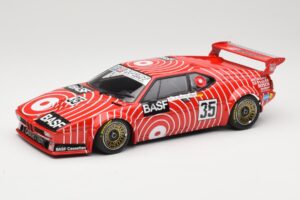 BMW M1 BASF GS Sport #35 H-J. Stuck / H. Heyer 6 Hours of Silverstone 1981 Minichamps 1:18 155812935 Métal