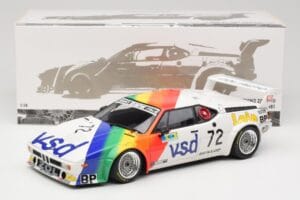 BMW M1 #72 BMW France Zol Auto B. Rousselot / J. Servanin 24 Hours of Le Mans 1981 Minichamps 1:18 180812972 Métal — image 2 sur 8