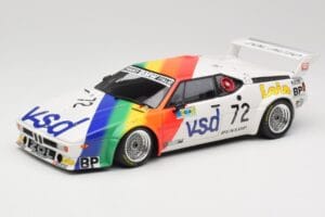 BMW M1 #72 BMW France Zol Auto B. Rousselot / J. Servanin 24 Hours of Le Mans 1981 Minichamps 1:18 180812972 Métal
