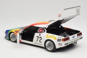 BMW M1 #72 BMW France Zol Auto B. Rousselot / J. Servanin 24 Hours of Le Mans 1981 Minichamps 1:18 180812972 Métal — image 5 sur 8