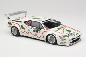 BMW M1 Procar #201 BMW Motorsport H. Stuck / N. Piquet 1000km Nürburgring 1980 Minichamps 1:18 180802901 Métal — image 6 sur 8