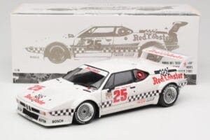 BMW M1 #25 Red Lobster D. Cowart / K. Miller LA Times GP Riverside 1981 Minichamps 1:18 180812925 Métal — image 8 sur 8