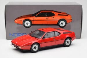 BMW M1 Rouge Norev 1:18 183220 Métal — image 8 sur 8