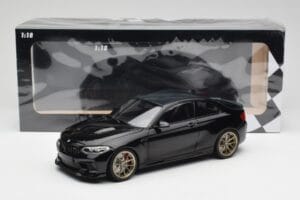 BMW M2 CS F87 Noir Métallisé Avec Jantes Dorées Minichamps 1:18 155021021 Métal — image 6 sur 6