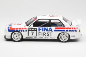 BMW M3 E30 #7 Fina J. Cecotto DTM 1992 AUTOart 1:18 89246 Métal — image 3 sur 7