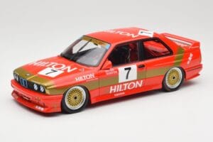 BMW M3 E30 #7 D. Quester 2nd Place Guia Race Macau 1987 Minichamps 1:18 155872007 Métal