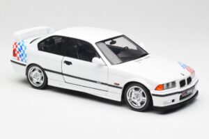 BMW M3 E36 Lightweight Blanc Solido 1:18 S1803903 Métal — image 6 sur 8