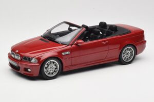 BMW M3 E46 Cabriolet Rouge Kyosho 1:18 08505R Métal