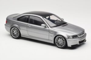 BMW M3 E46 CSL Argent Kyosho 1:18 08506S Métal — image 6 sur 8