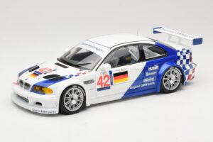 BMW M3 E46 GTR #42 J. Lehto / J. Muller ELMS 2001 Minichamps 1:18 100012192 Métal