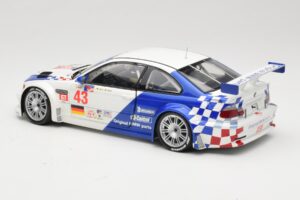 BMW M3 E46 GTR #43 D. Muller ALMS 2001 Minichamps 1:18 100012143 Métal — image 7 sur 8