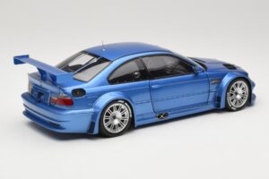 BMW M3 E46 GTR Street Bleu Minichamps 1:18 80430302540 Métal — image 3 sur 8