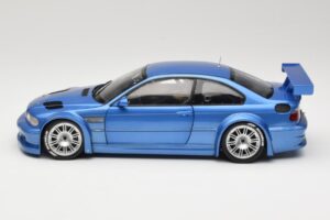 BMW M3 E46 GTR Street Bleu Minichamps 1:18 80430302540 Métal — image 4 sur 8