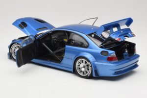 BMW M3 E46 GTR Street Bleu Minichamps 1:18 80430302540 Métal — image 5 sur 8