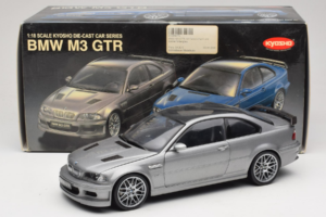 BMW M3 E46 GTR Street Gris Argenté Kyosho 1:18 08507S Métal — image 8 sur 8