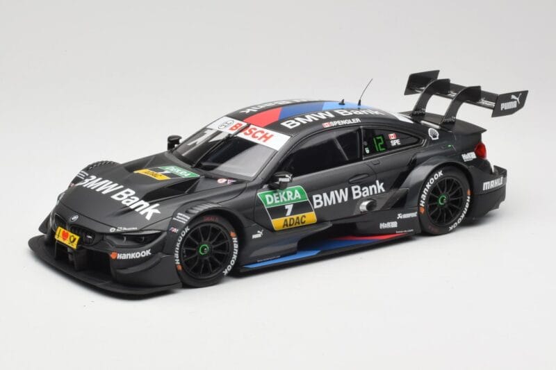 BMW M4 F82 #7 BMW Team RBM B. Spengler DTM 2018 Minichamps 1:18 155182807 Métal