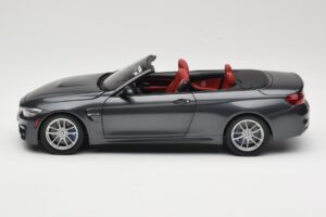 BMW M4 F83 Cabriolet Mineral Grey Paragon 1:18 80432339610 Métal — image 4 sur 8