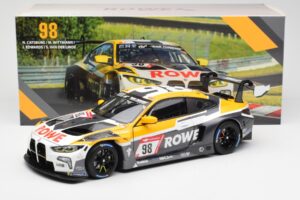 BMW M4 G82 GT3 Rowe Racing #98 ADAC 24 Hours Nürburgring 2022 Minichamps 1:18 113222098 Métal — image 8 sur 8