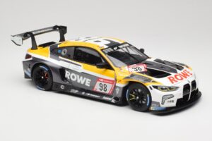 BMW M4 GT3 #98 M. Wittmann / S. van der Linde Rowe Racing ADAC 24h Nurburgring 2023 Minichamps 1:18 113232098 Métal — image 6 sur 8