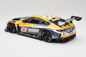 BMW M4 GT3 #98 M. Wittmann / S. van der Linde Rowe Racing ADAC 24h Nurburgring 2023 Minichamps 1:18 113232098 Métal — image 7 sur 8
