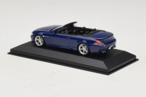 BMW M6 E64 Cabriolet Blue Metallic Minichamps 1:43 BMW017 Métal — image 3 sur 4