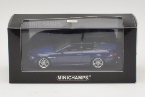 BMW M6 E64 Cabriolet Blue Metallic Minichamps 1:43 BMW017 Métal — image 4 sur 4