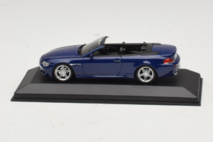 BMW M6 E64 Cabriolet Blue Metallic Minichamps 1:43 BMW017 Métal