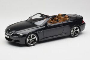 BMW M6 E64 Cabriolet Sapphire Black Kyosho 1:18 80430417424 Métal