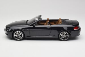 BMW M6 E64 Cabriolet Sapphire Black Kyosho 1:18 80430417424 Métal — image 5 sur 9
