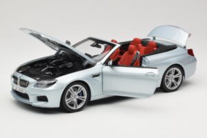 BMW M6 F12 Cabriolet Silverstone Silver Paragon 1:18 8043225656 Métal — image 2 sur 8