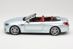 BMW M6 F12 Cabriolet Silverstone Silver Paragon 1:18 8043225656 Métal — image 4 sur 8