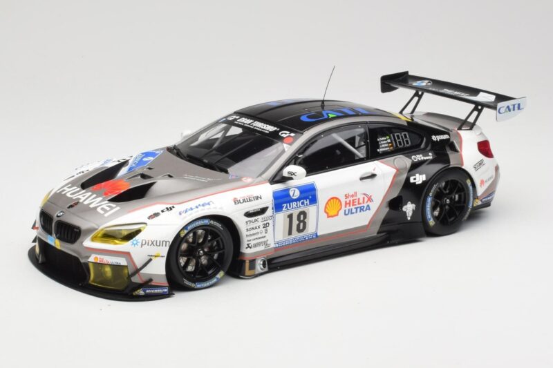 BMW M6 GT3 F13 #18 Schubert Motorsport A. Farfus / J. Krohn 24h Nurburgring 2016 Minichamps 1:18 155162618 Métal
