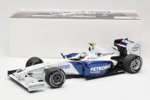 BMW Sauber F1.09 #6 N. Heidfeld Launch Version 2009 Minichamps 1:18 80432154856 Métal — image 7 sur 7