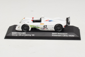 BMW V12 LMR #42 T. Kristensen / J.J. Lehto / J. Muller 24 Hours of Le Mans 1999 Minichamps 1:43 80429418137 Métal