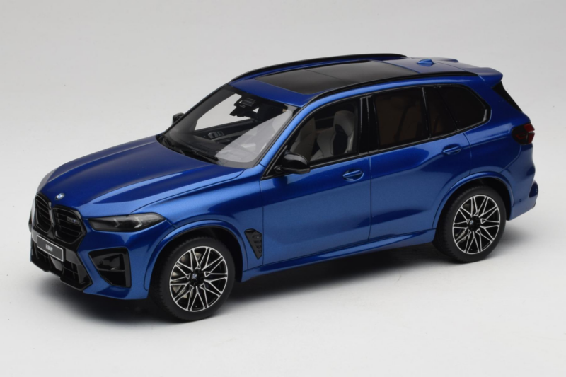 BMW X5 M F95 Competition Marina Bay Blue Metallic GT Spirit 1:18 GT967 Résine