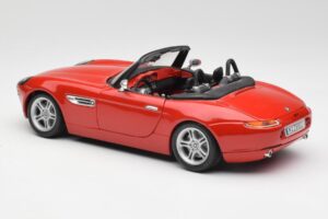 BMW Z8 E52 Rouge Métallisé Bburago 1:18 18-12032 Métal — image 7 sur 8