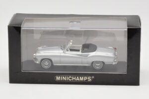 Borgward Isabella Cabriolet Argent Minichamps 1:43 400096030 Métal — image 4 sur 4