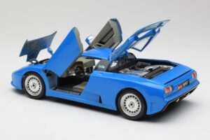 Bugatti EB110 Bleu Bburago 1:18 3035 Métal — image 6 sur 8