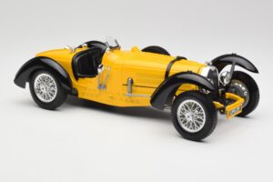 Bugatti Type 59 Jaune Bburago 1:18 3005 Métal — image 6 sur 8