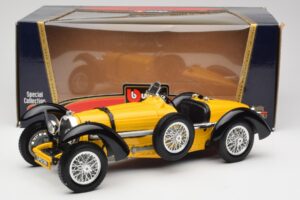 Bugatti Type 59 Jaune Bburago 1:18 3005 Métal — image 8 sur 8