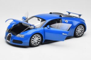 Bugatti Veyron Bleu Clair Bleu Foncé Minichamps 1:18 100110821 Métal — image 2 sur 8